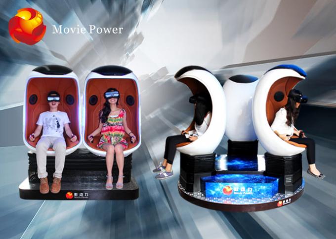 ° 1/2 en mouvement flexible/3 Seat du cinéma 360 du simulateur 9D VR de montagnes russes 1