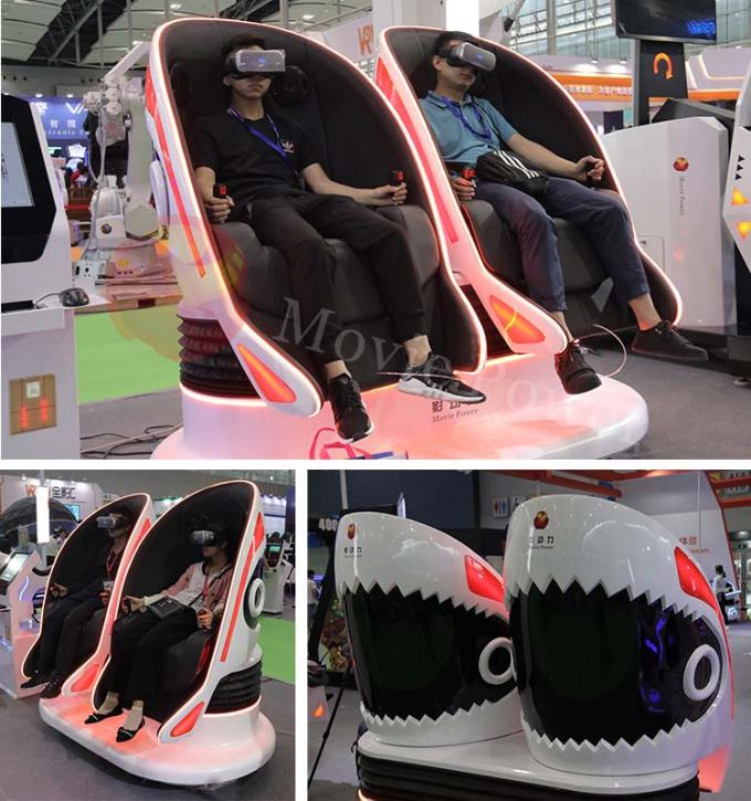 2 cinéma de réalité virtuelle des sièges 9D avec du CE dynamique TUV gos d'effet spécial 1