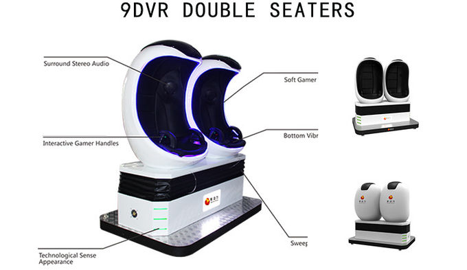 Les jeux dynamiques 2 pose le cinéma de 9D VR/le film montagnes russes de réalité virtuelle 1